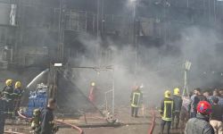 فرق الدفاع المدني تخمد حريقاً بمنطقة الطالبية ببغداد دون تسجيل إصابات بشرية